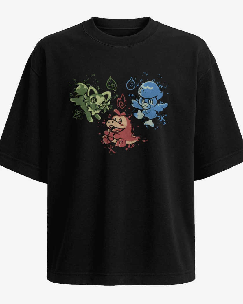 Polera Oversize Nuevos Amigos