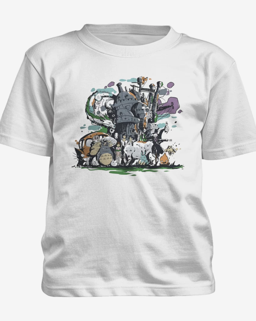 Polera de niño Blanco de Miyazakiverse