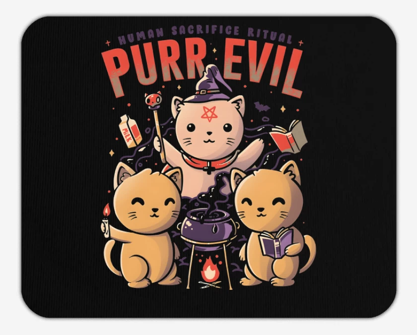 Mousepad Purr Evil