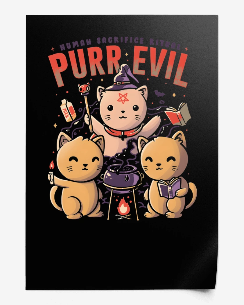 Print Purr Evil