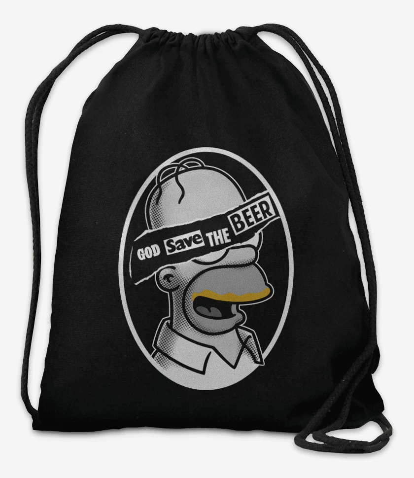 Mochila Negro de Dios Salve la Chela