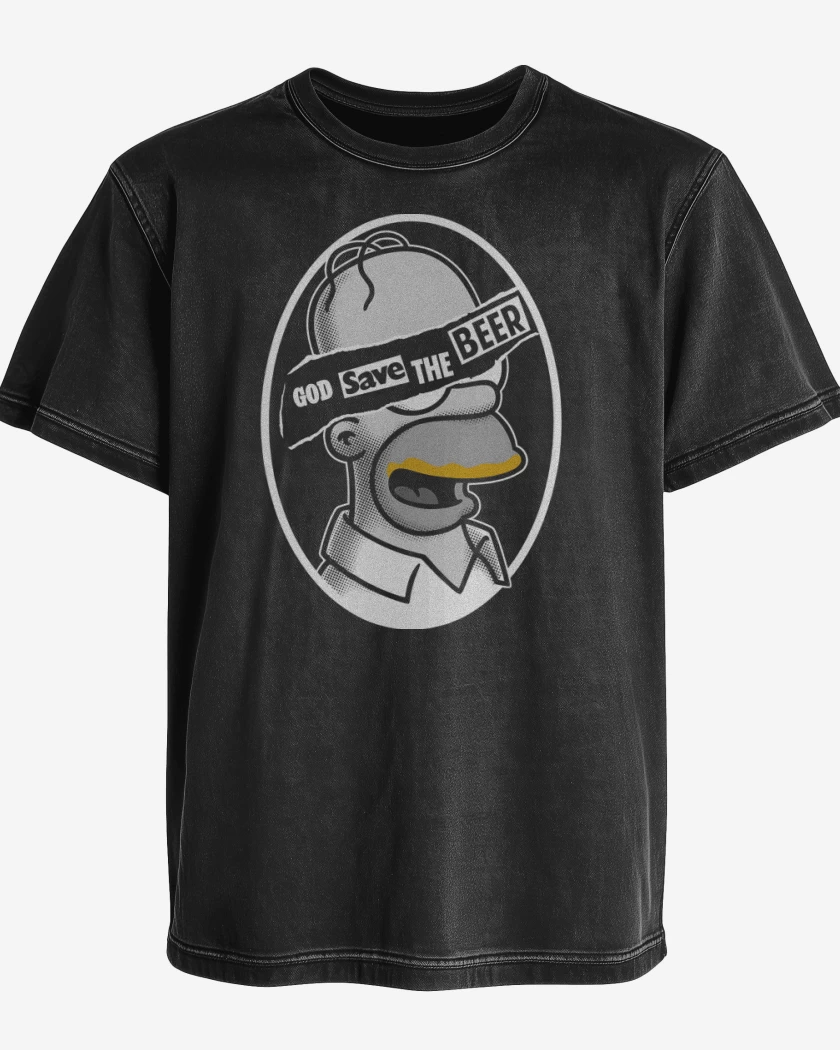 Polera desgastada Dios Salve la Chela