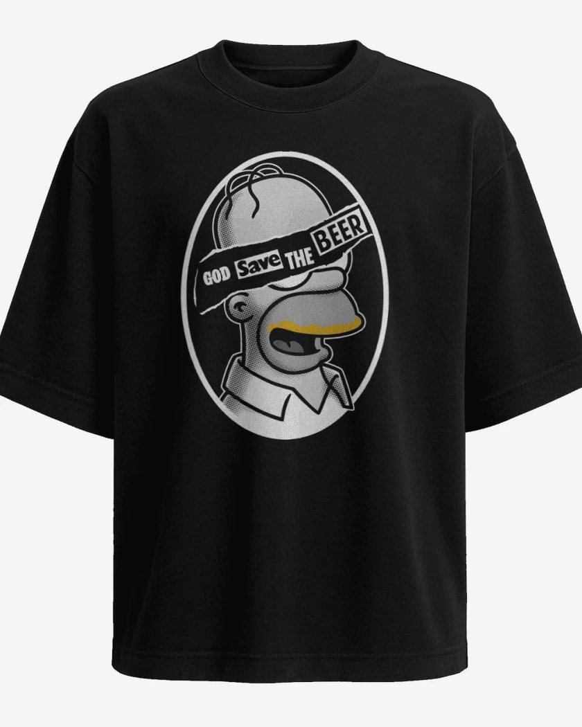 Polera Oversize Dios Salve la Chela