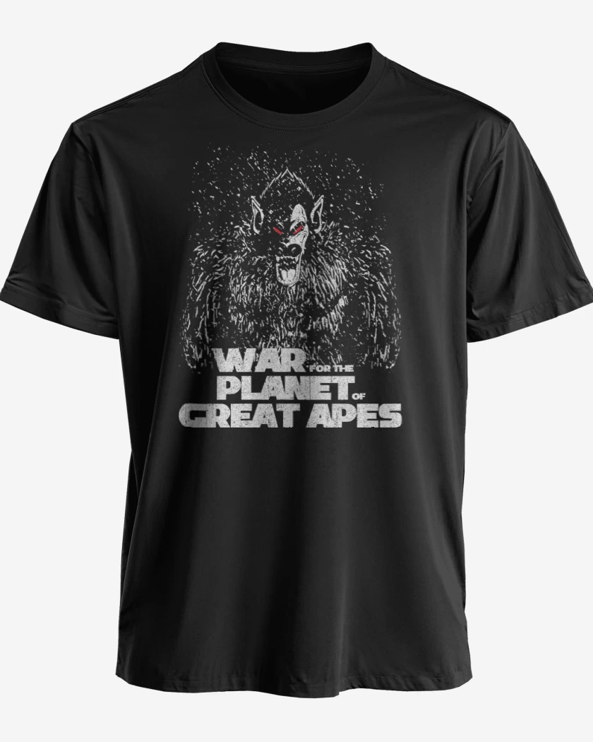 Polera premium Negro de War for the Planet of Great Apes