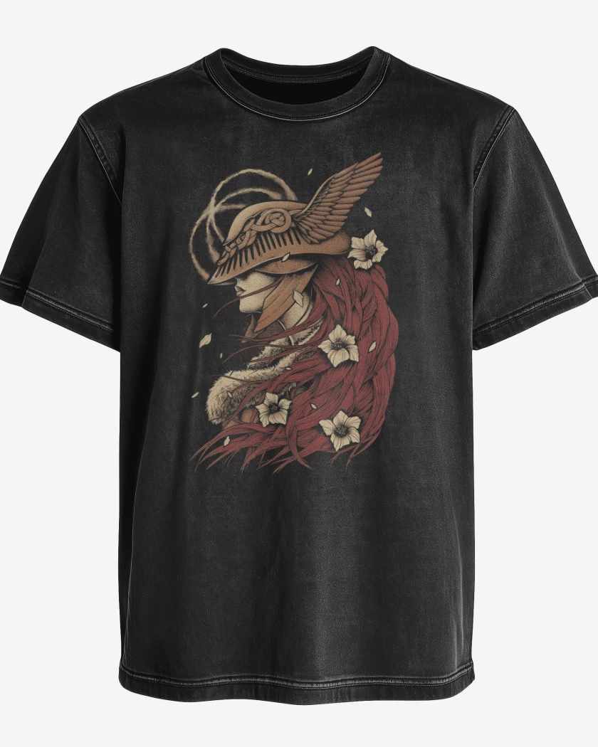 Polera desgastada Diosa de la Podredumbre