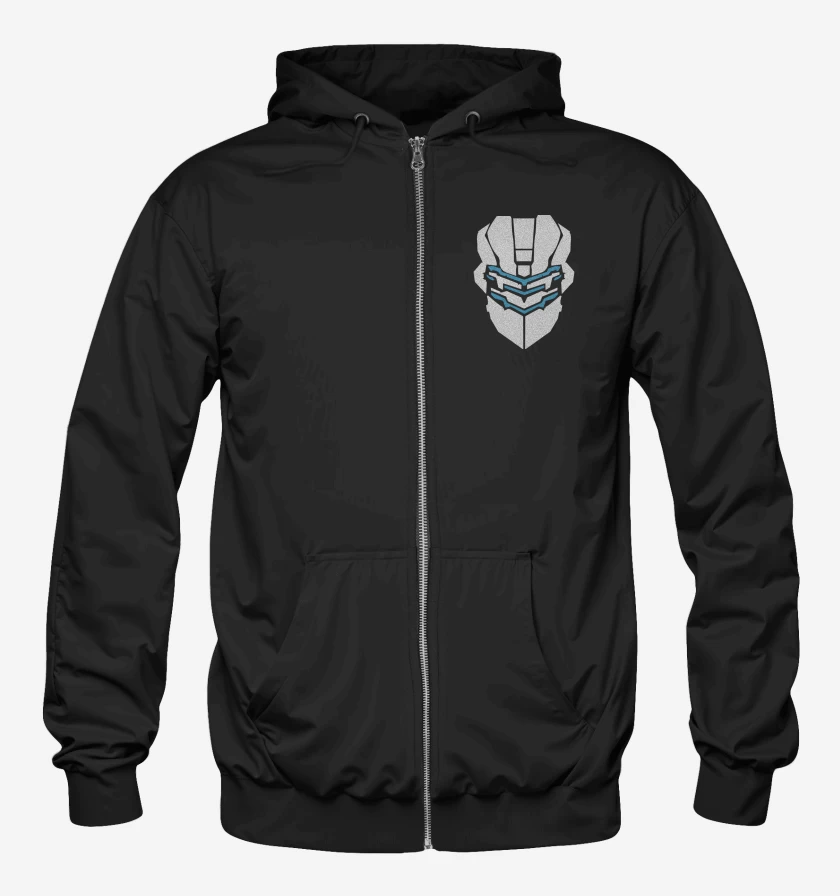 Poleron Canguro con cierre Negro de Helmet Space