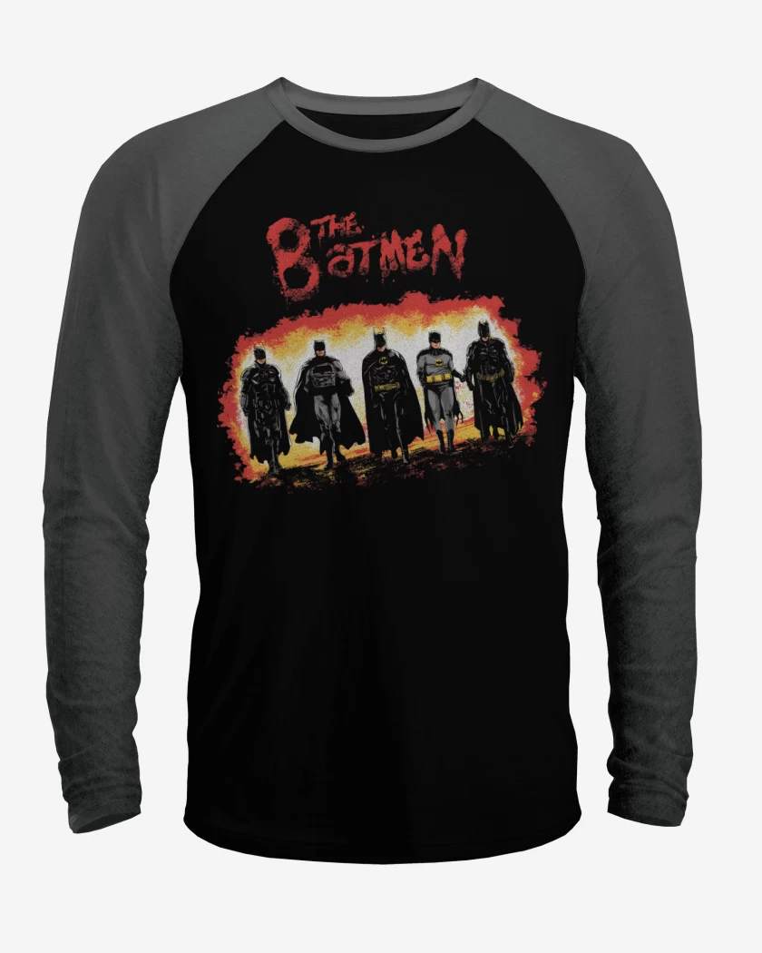 Polera Raglan Negro / Negro Heather de The Batmen