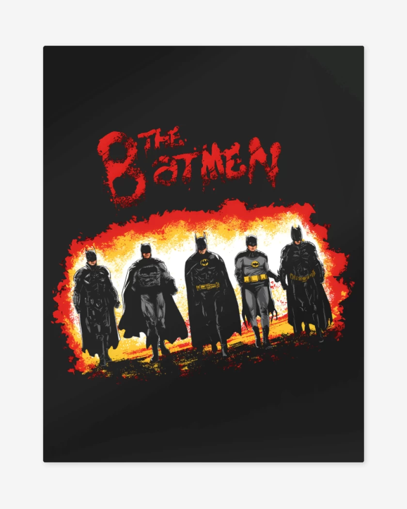 Print metalico Negro de The Batmen