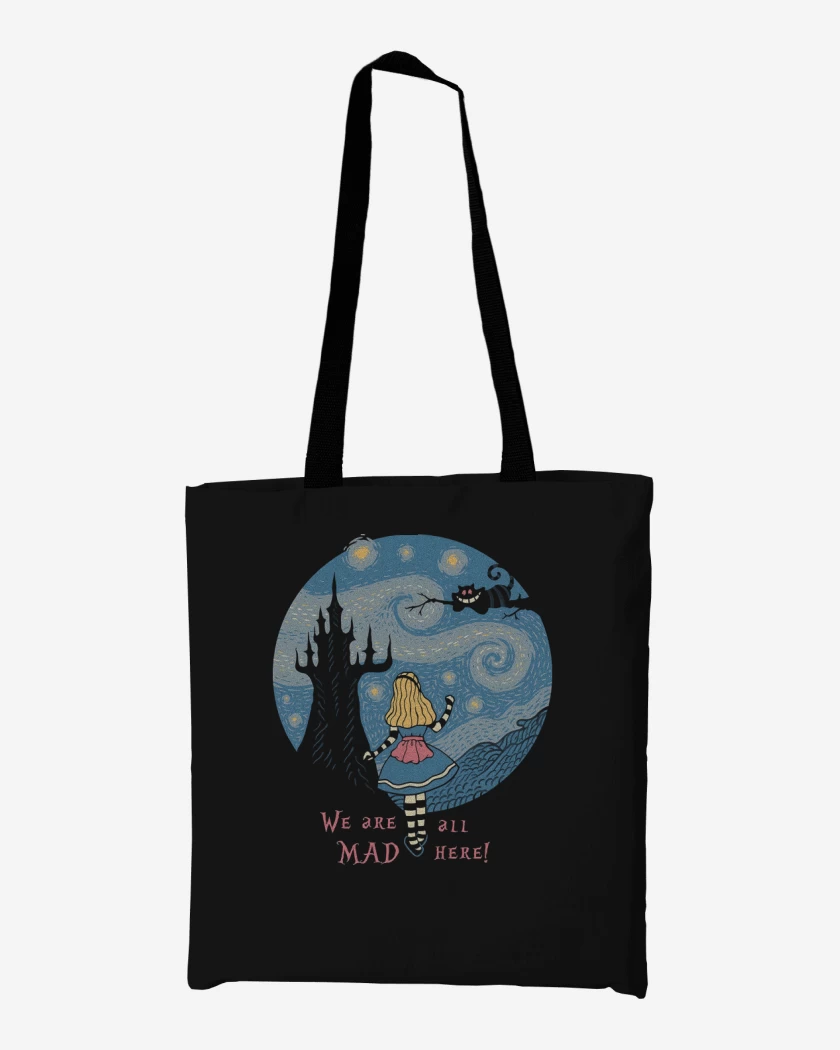Totebag We Are All Mad Here!