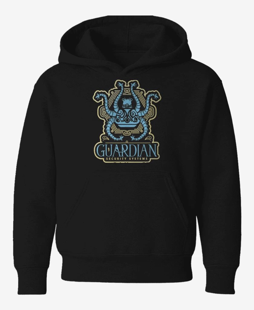 Poleron de niño Negro de Guardian de Hyrule