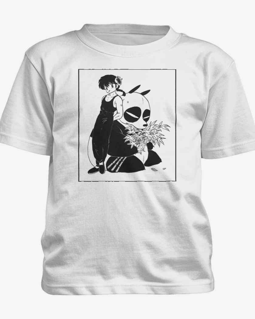 Polera de niño Blanco de Genma Saotome & Ranma