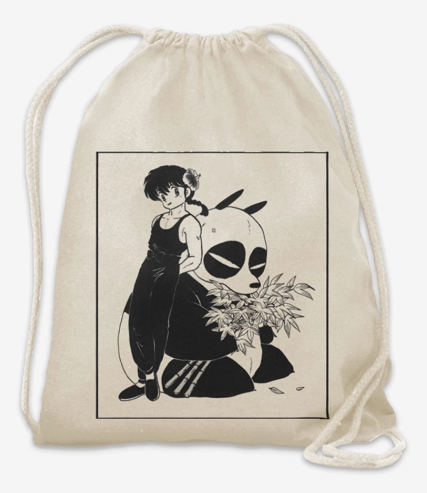 Mochila Blanco de Genma Saotome & Ranma