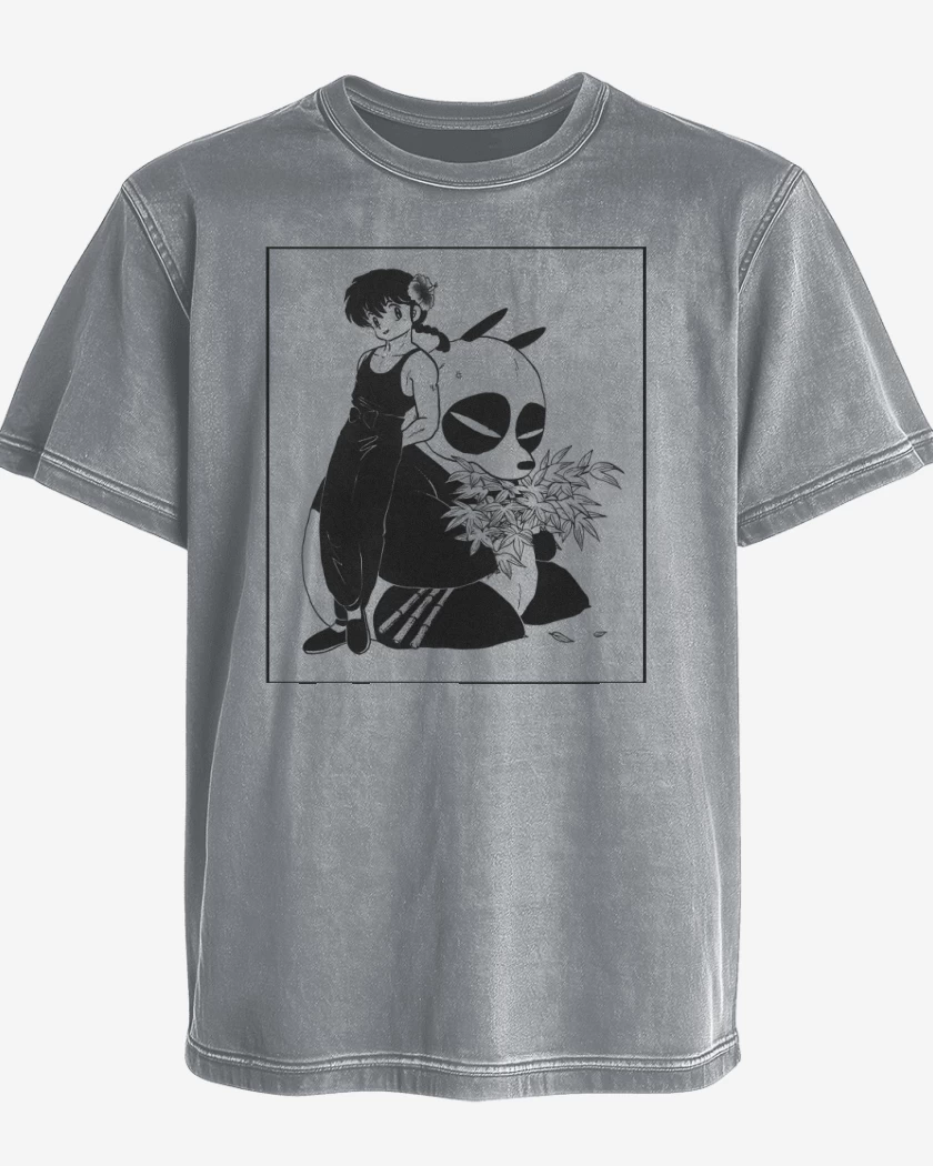 Polera desgastada Genma Saotome & Ranma