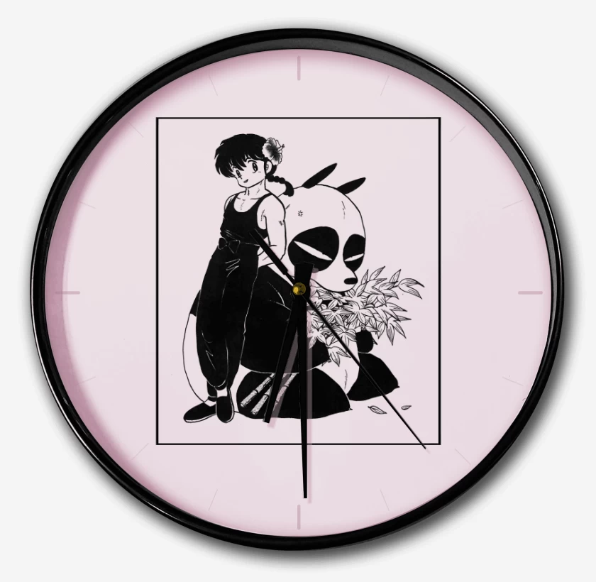 Reloj Rosa Pastel de Genma Saotome & Ranma