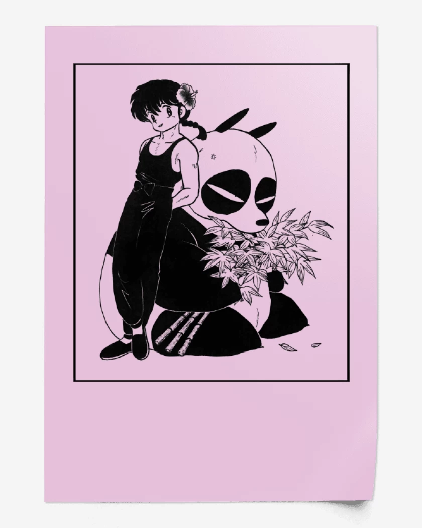 Print Genma Saotome & Ranma