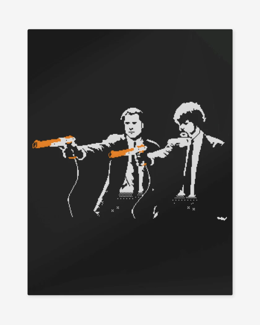 Print metalico Negro de Pixel Fiction