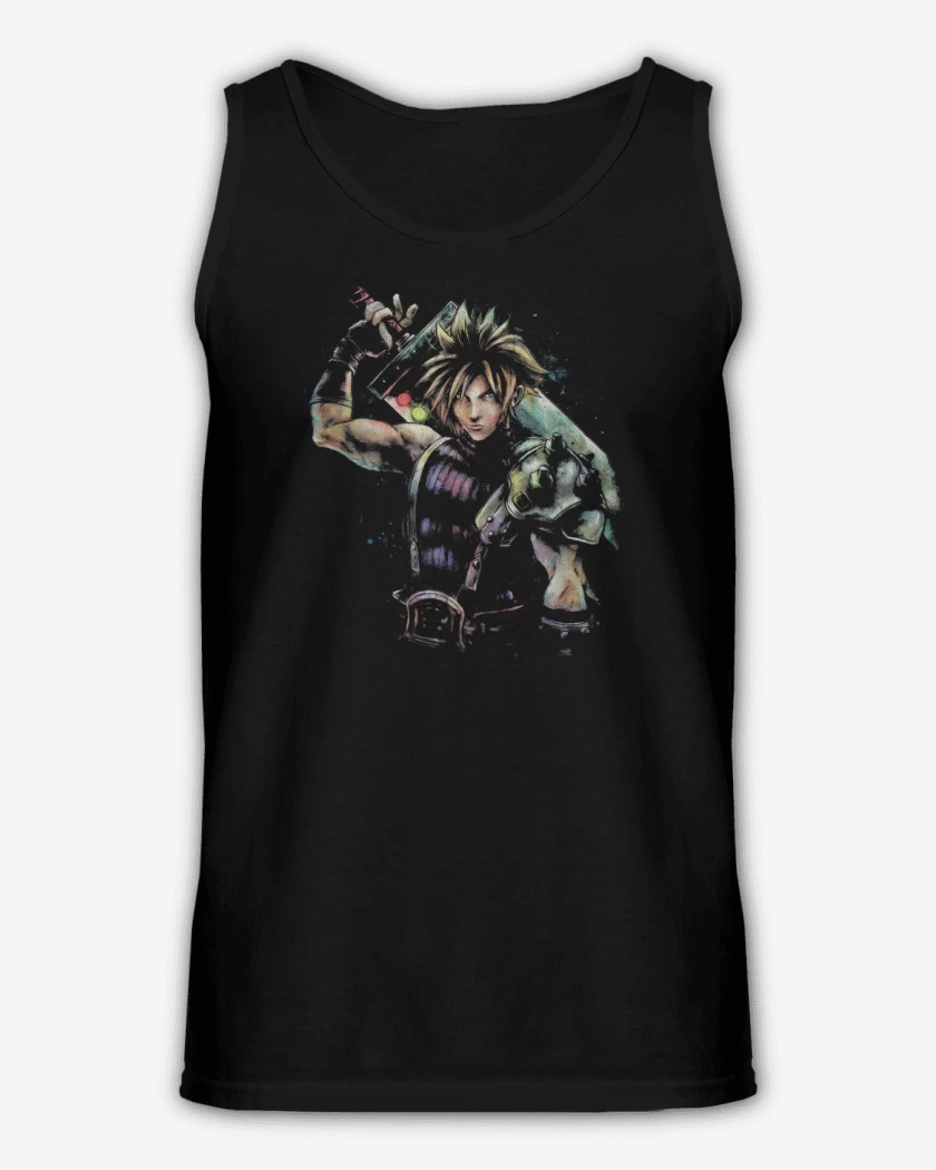 Sudadera Negro de Cloud Strife