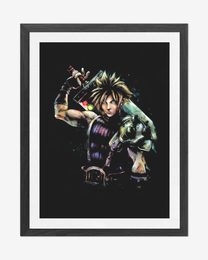 Cuadro decorativo Cloud Strife