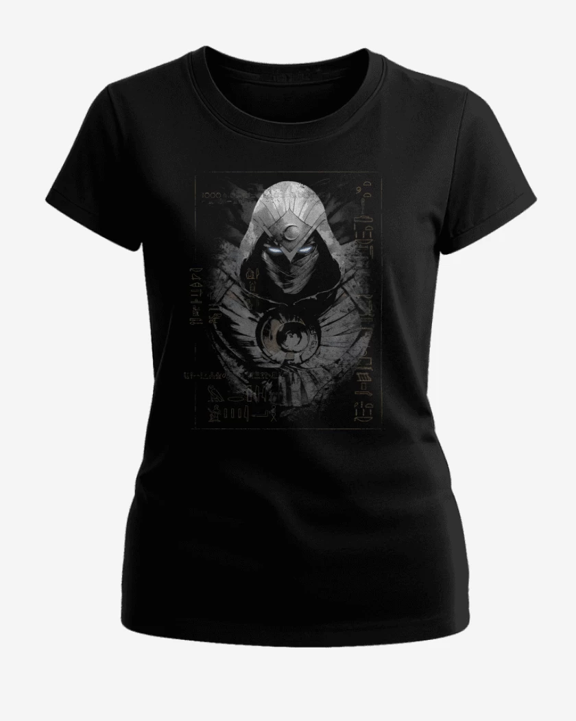 Polera de Mujer Negro de Caballero Lunar
