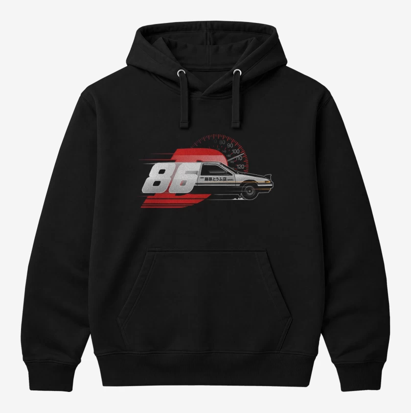 Polerón Canguro Negro de Drift King