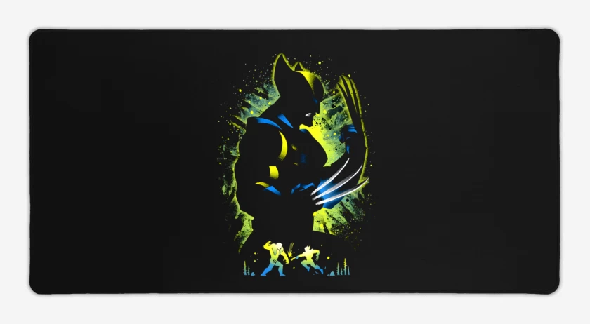 Mouse pad Gamer Negro de Wolverine
