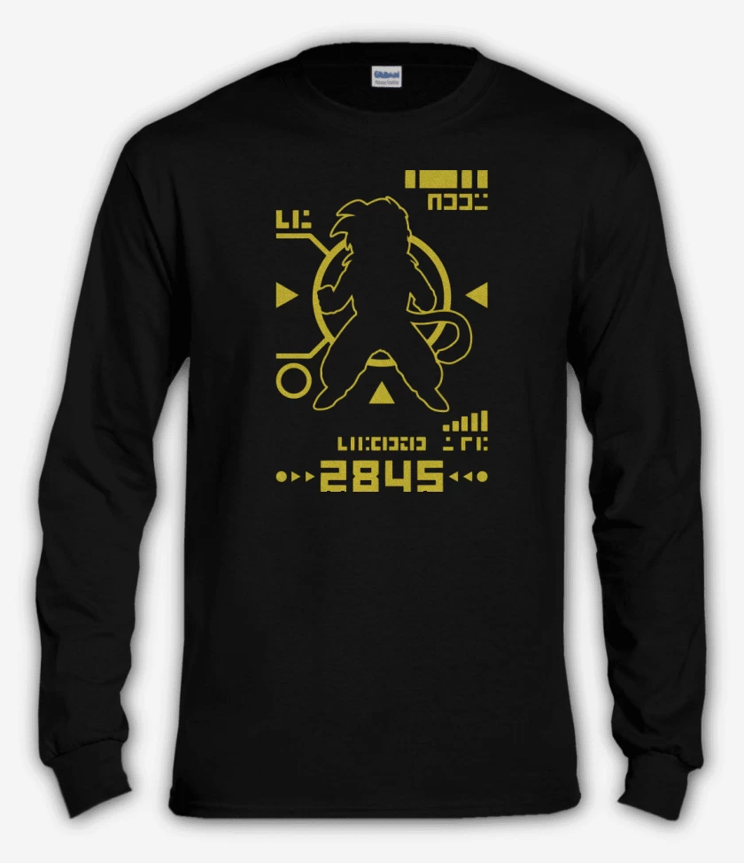 Polera manga larga Negro de Gohan