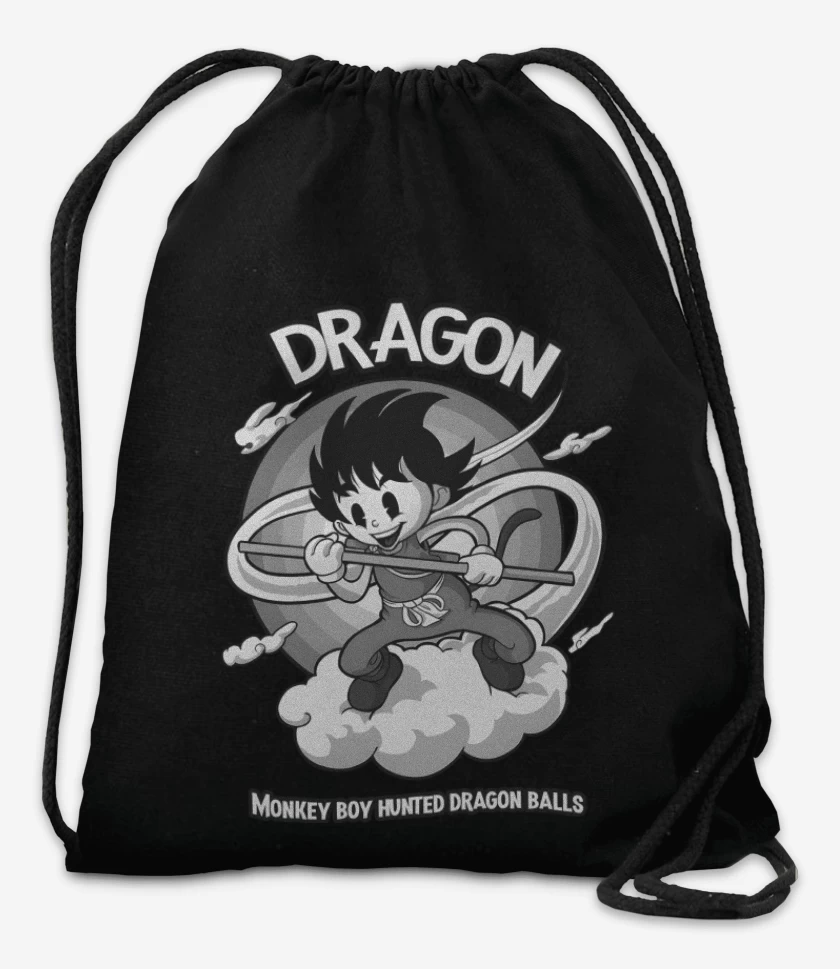 Mochila Negro de Niño Mono