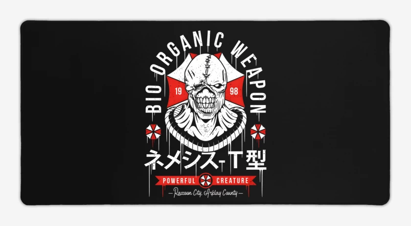 Mouse pad Gamer Negro de El nemesis