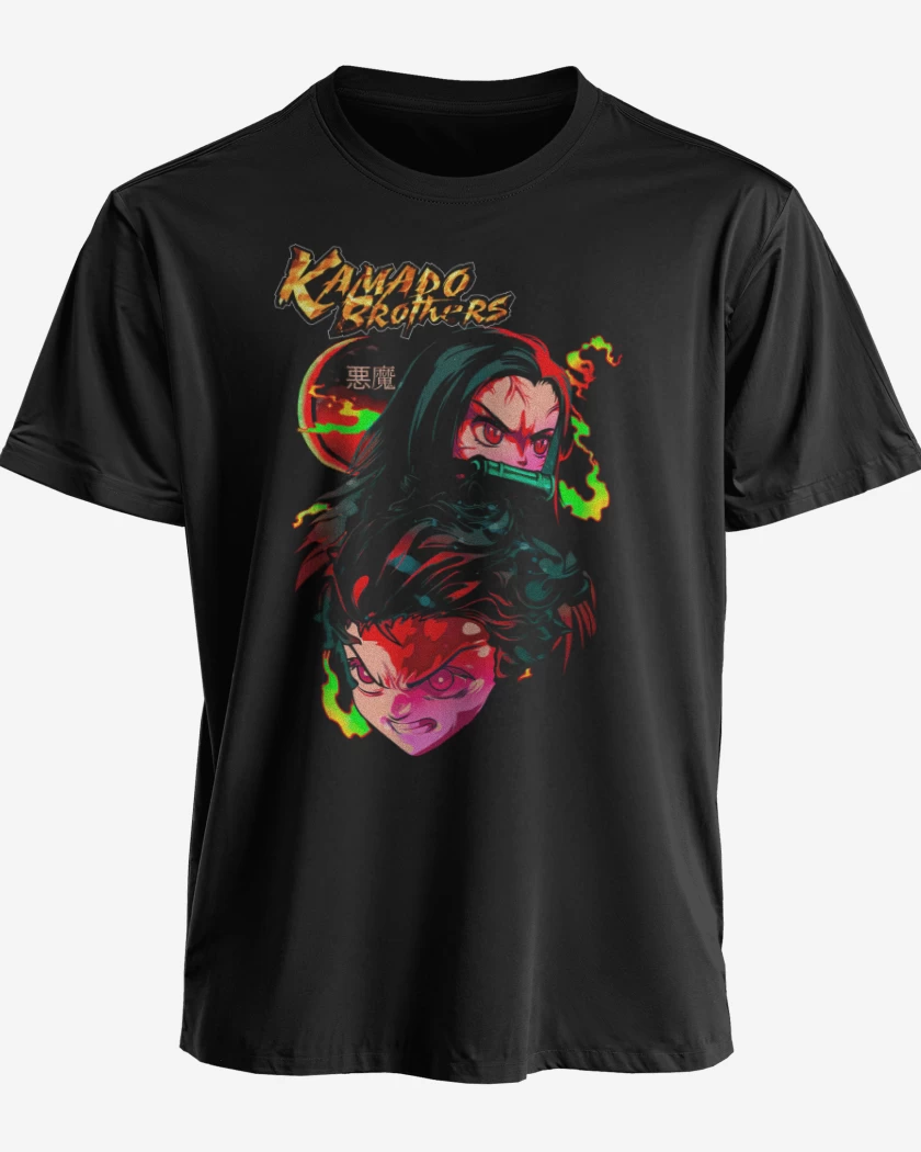 Polera premium Negro de Kamado brothers