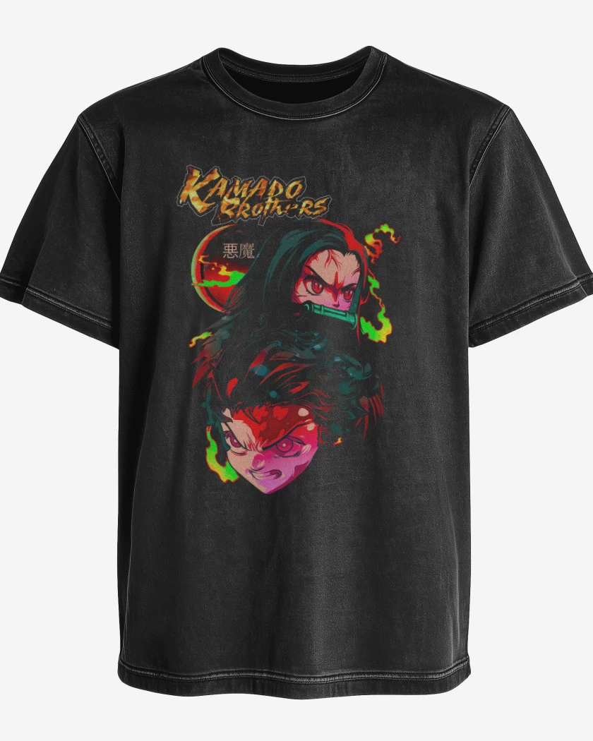 Polera desgastada Kamado brothers
