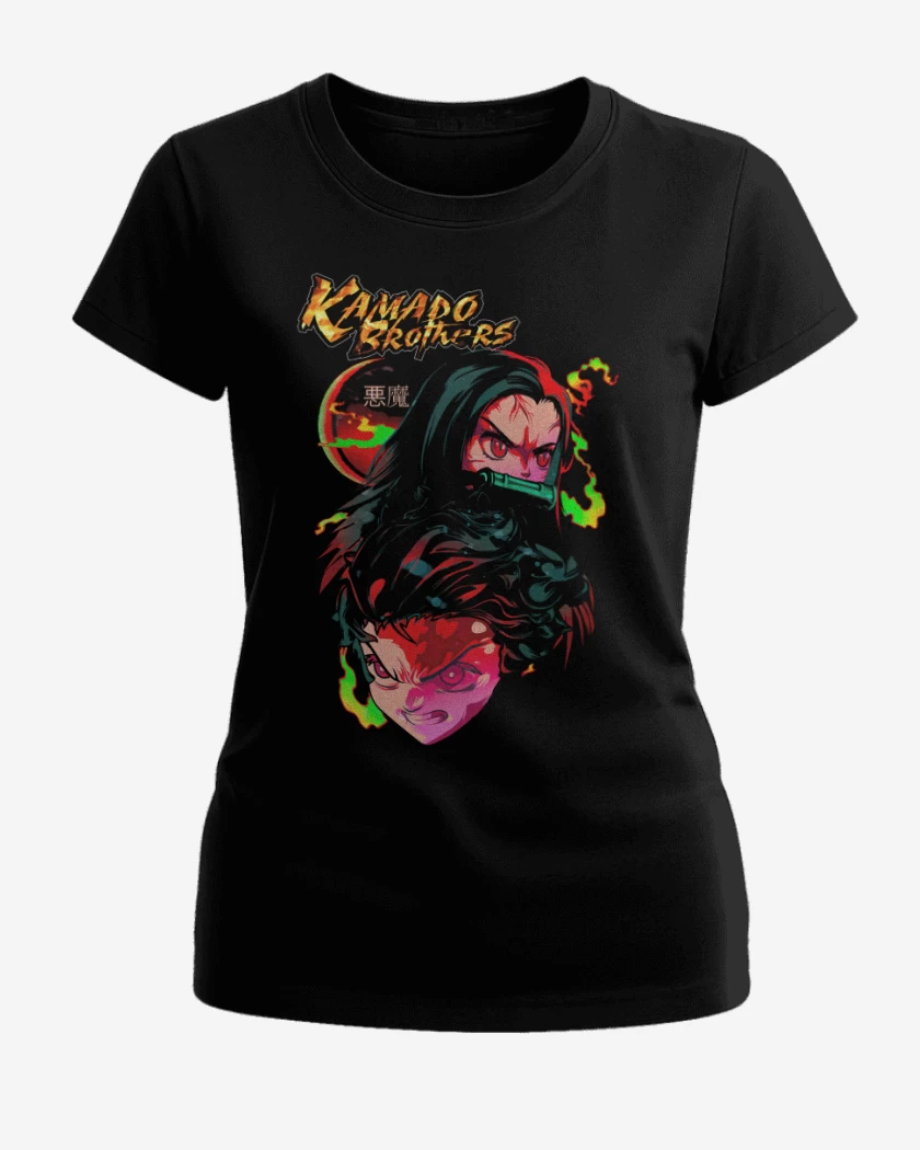 Polera de Mujer Negro de Kamado brothers