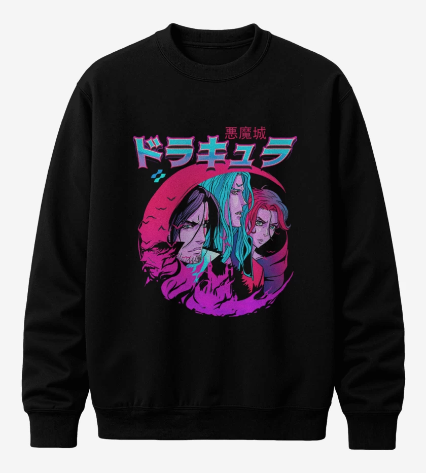 Poleron polo Negro de Castlevania