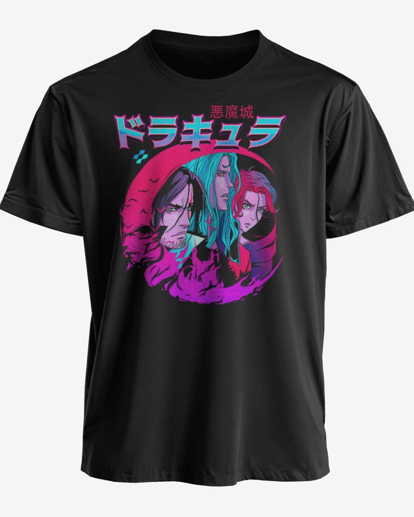 Polera premium Negro de Castlevania