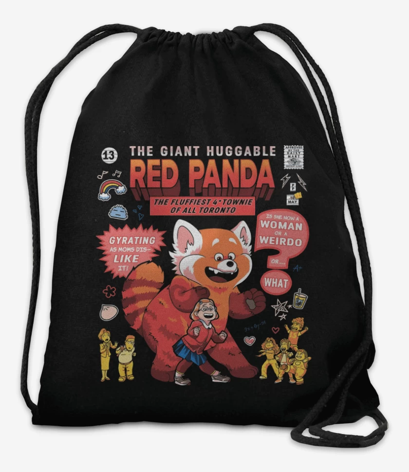 Mochila Negro de Red Panda