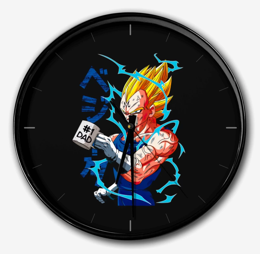 Reloj Negro de Vegeta Dad