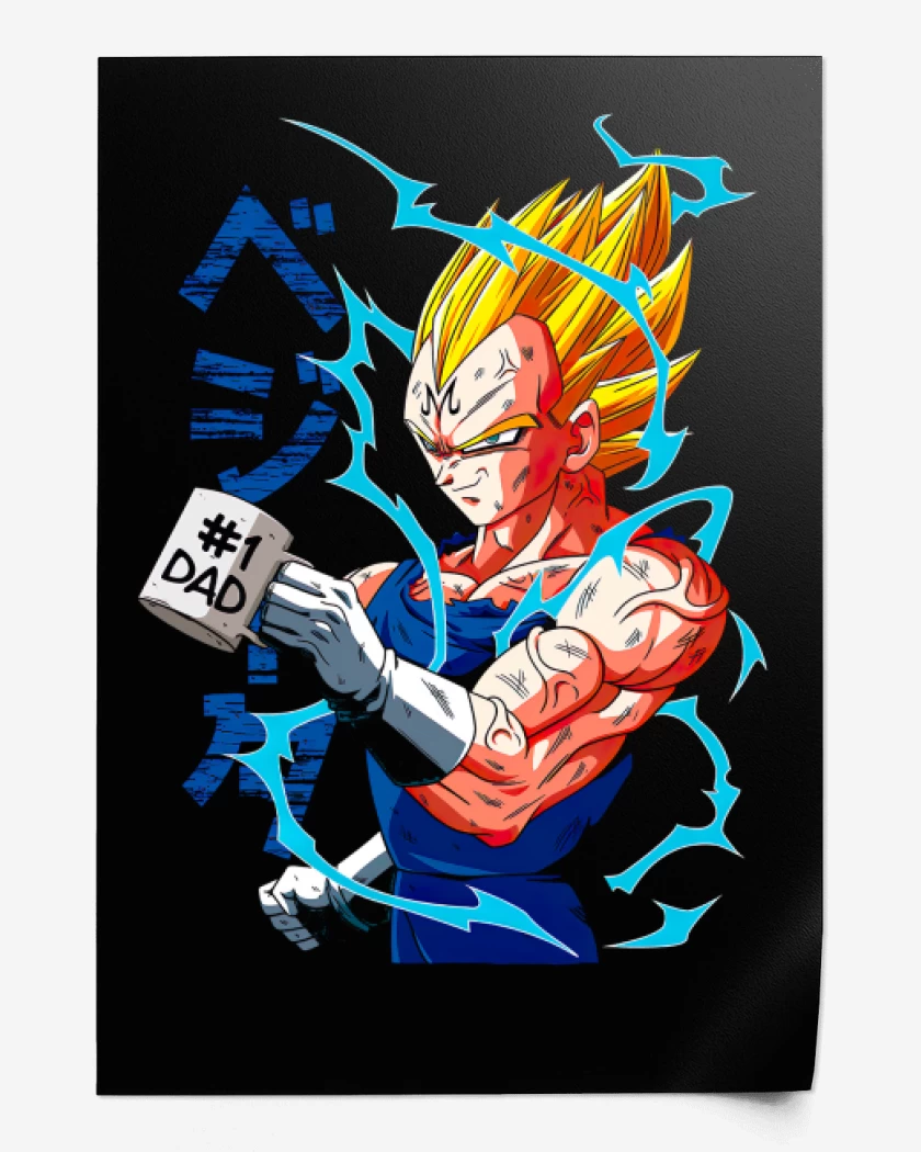 Print Vegeta Dad
