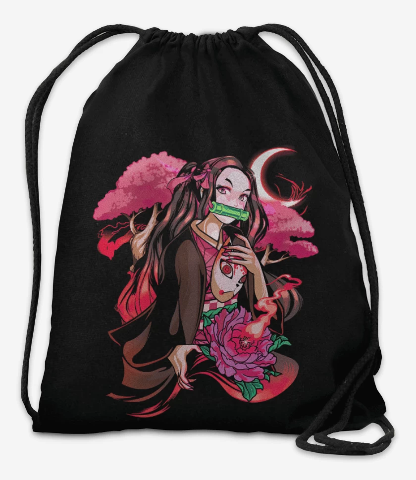 Mochila Negro de Nezuko