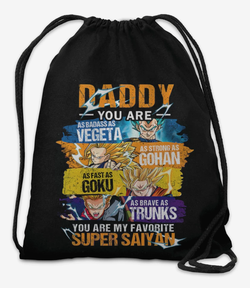 Mochila Negro de Favorite super saiyan 