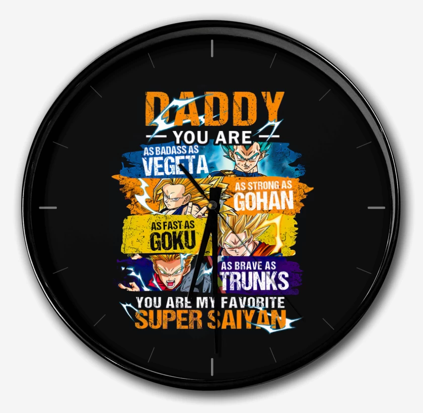 Reloj Negro de Favorite super saiyan 
