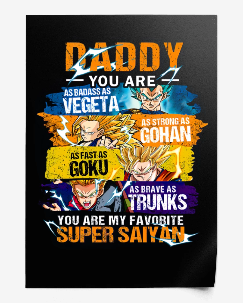 Print Favorite super saiyan 