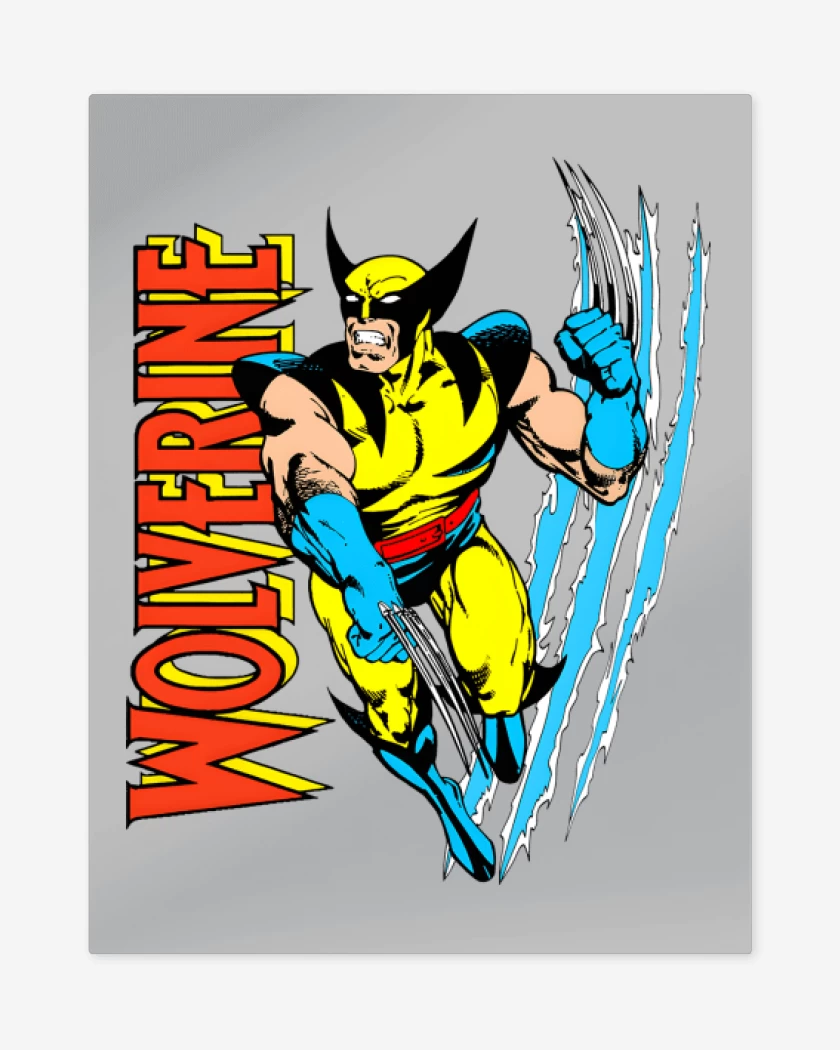 Print metalico Gris Melange de Classic Wolverine