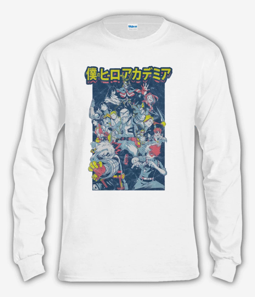 Polera manga larga Blanco de Plus ultra