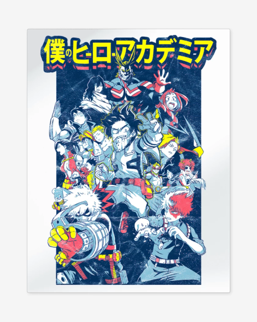 Print metalico Blanco de Plus ultra