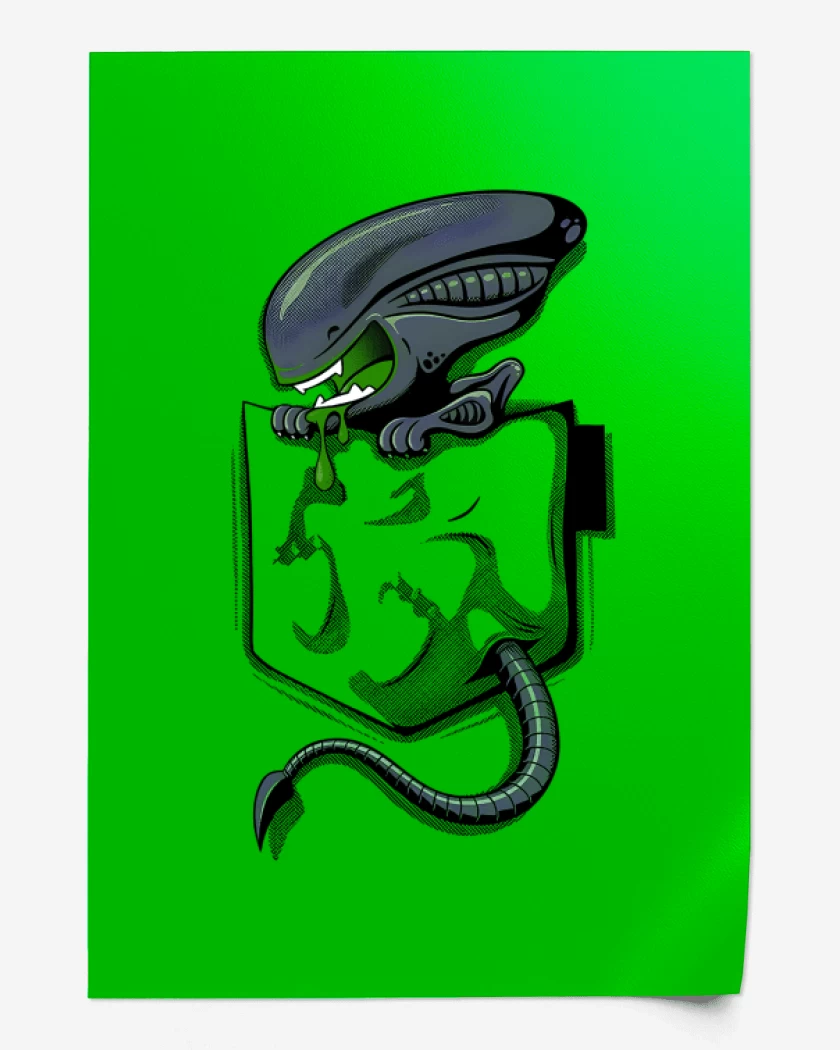 Print Alien bolsillo