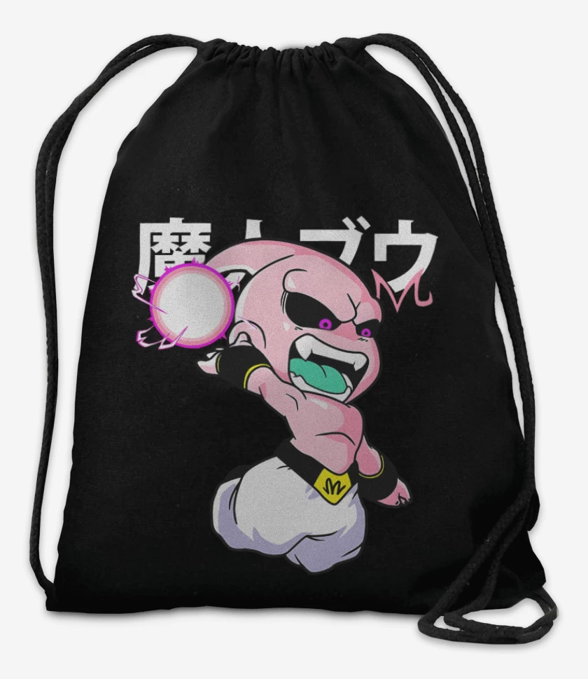 Mochila Negro de Chibi majin buu