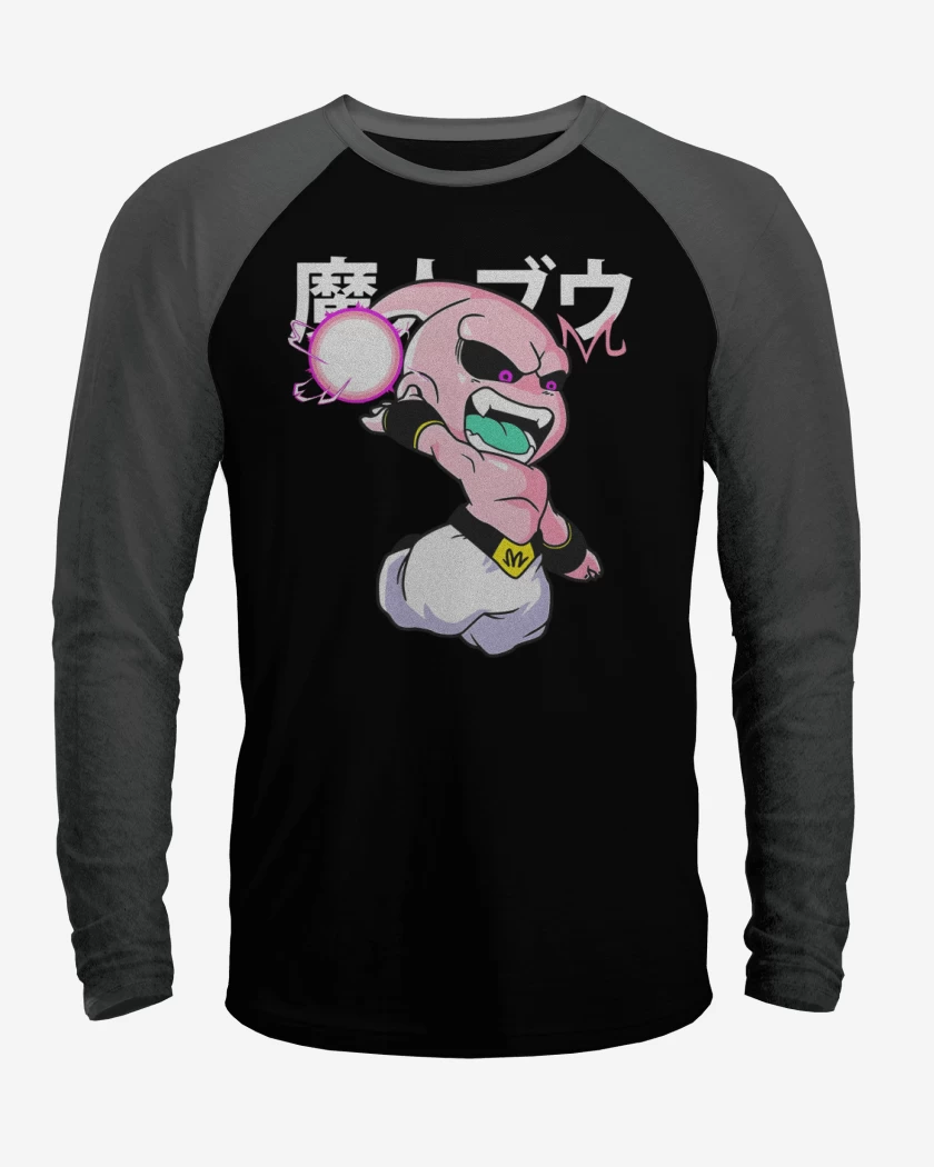 Polera Raglan Chibi majin buu