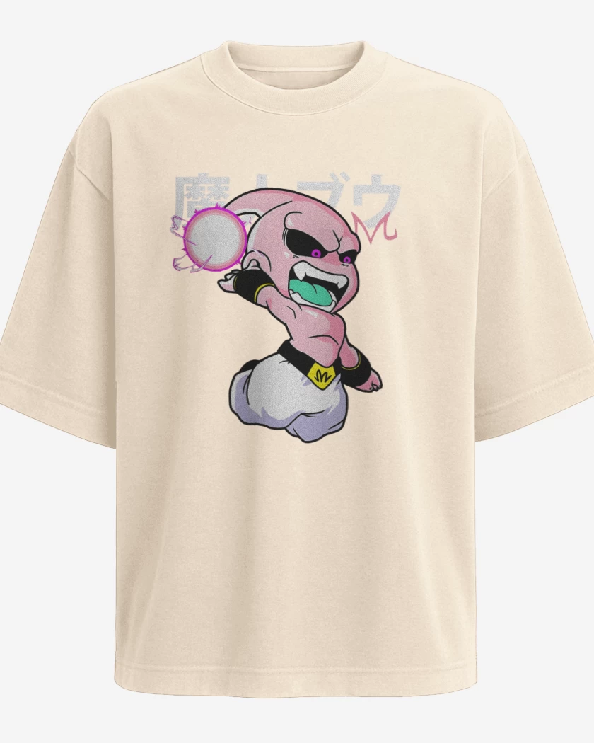 Polera Oversize Chibi majin buu