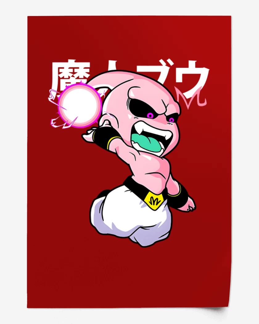 Print Chibi majin buu