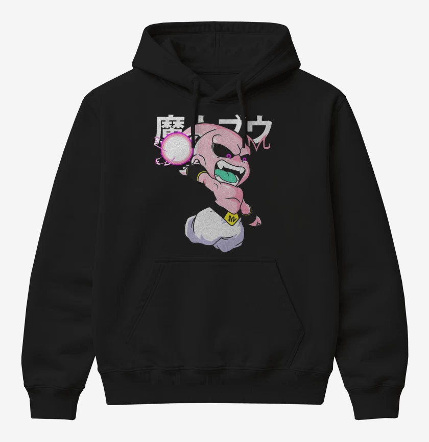 Poleron Canguro básico Chibi majin buu