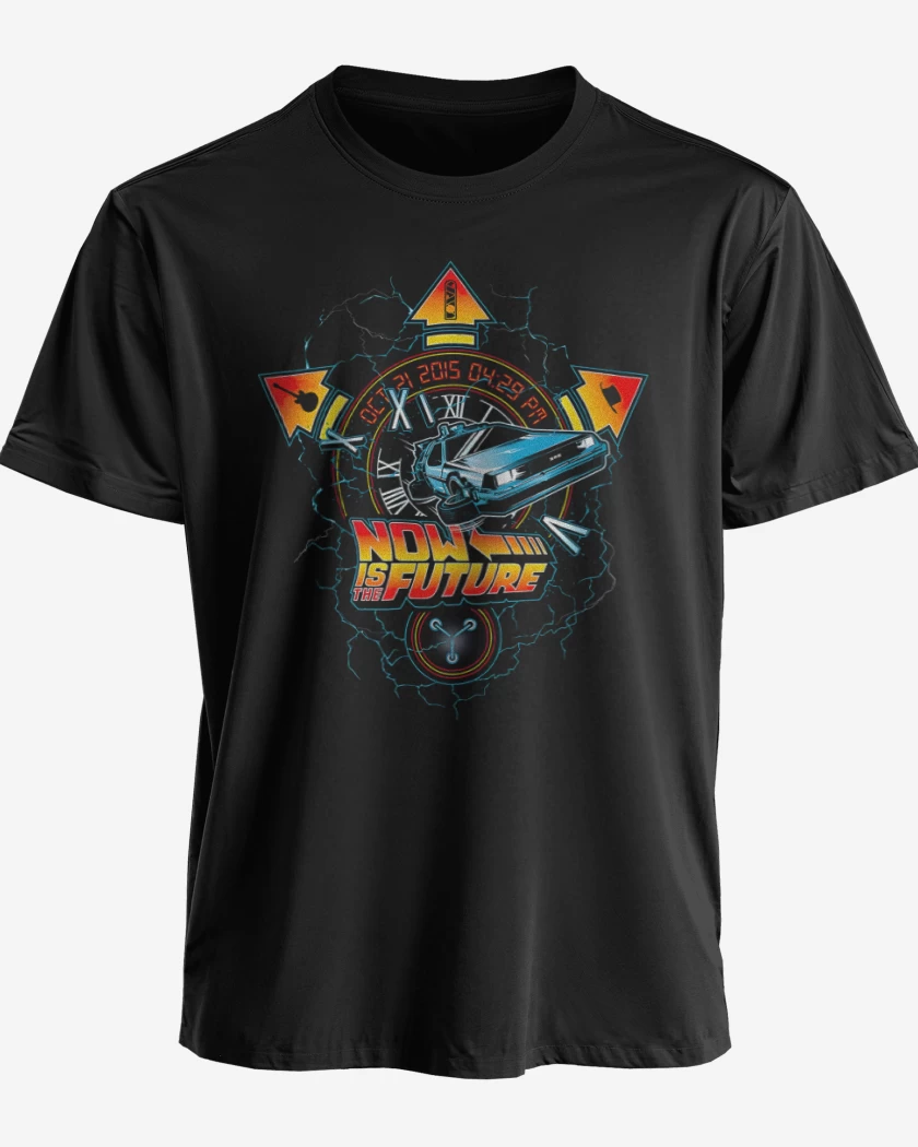 Polera premium Negro de Now is the future